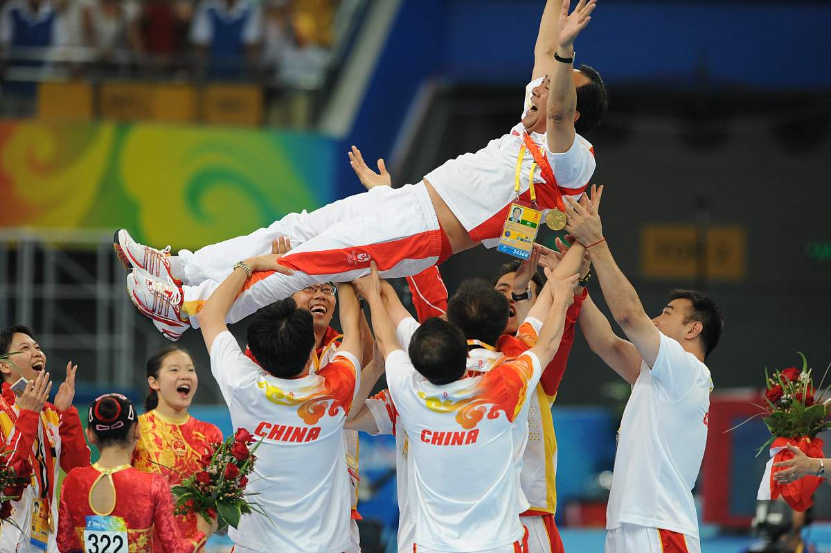 国际比赛中，中国队表现出色取得胜利